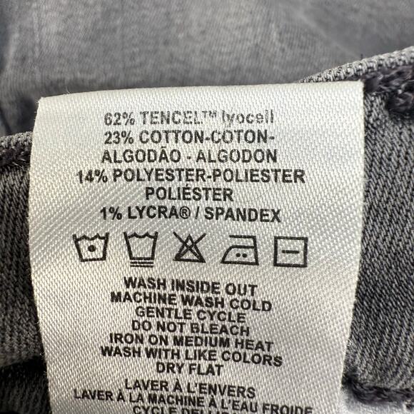 DL1961 Jeans Women's 28 (6) Grey Florence Skinny Mid Rise Instasculpt Ankle - Picture 10 of 15